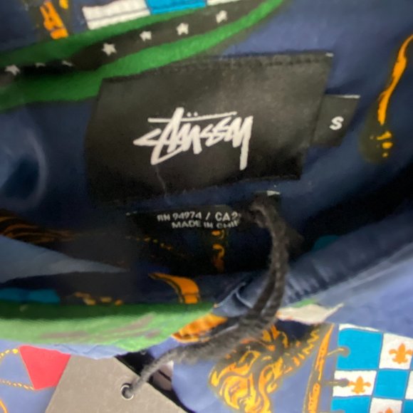 Stussy Flags Button-down Sz.S - Picture 3 of 5